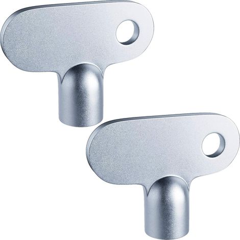 2-teiliger Kühlerschlüssel, Solider Kühler-entlüftungsschlüssel, Quadratische Öffnung, Kühlerschlüssel, Hardware-uhr, Leicht Zu Greifen, Für Klappenschraubengröße 5 Mm