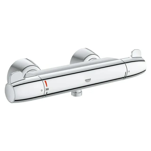 Thermostat-Brausebatterie Grohtherm Special mit verdeckten S-Anschlüssen, Chrom - Grohe