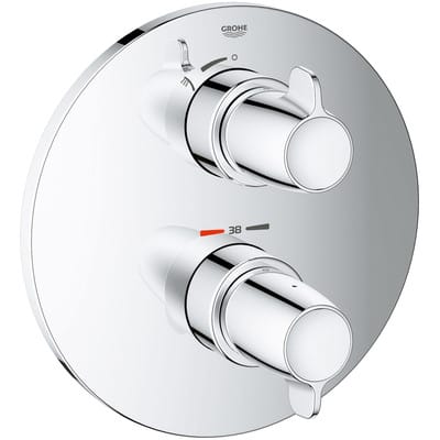 Grohtherm Special Thermostat-Brausebatterie, Fertigmontageset, für Rapido t, Chrom - Grohe