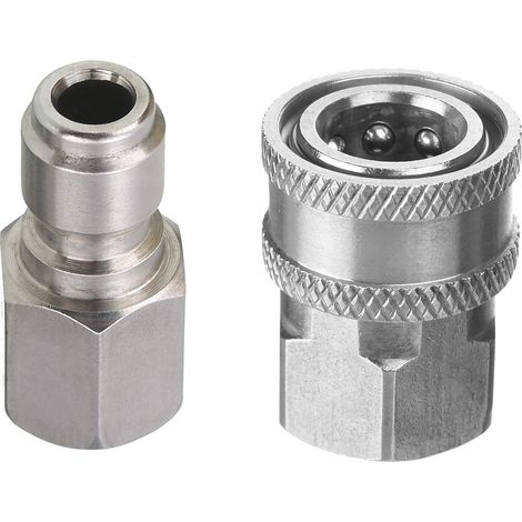 Hochdruckreiniger-adapterset, Schnellverbindungssatz, Innengewinde, Edelstahl, 5000 Psi