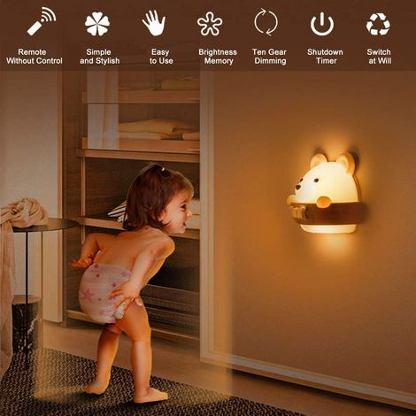 Baby-nachtlicht, Schlafzimmer-nachtlichtlampe, Tragbares Kinder-nachtlicht, Tragbare Usb-lade-nachtlampe, Gelbes Licht Zum Lesen, Schlafen Und Entspannen, Baby-nachtlicht Für Schlafzimmer