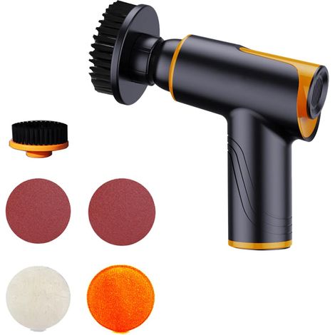 Mini-akku-autopolierer, Wiederaufladbare Poliermaschine, 100 W, 1800 U/min, Tragbare Multifunktionale Poliermaschine Für Die Reparatur Von Autokratzern
