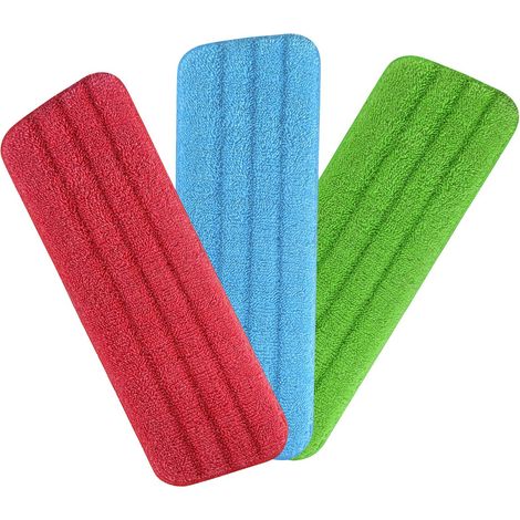 Ersatz-reinigungsbezug, 3 Stück, Mikrofaser-besenmopp, Ersatz Für Mopp-spray/dampfreiniger, 3 Stück, Ersatz-reinigungsbezug, Mopp-pad Für Besen/geschirr (42 X 14 Cm)