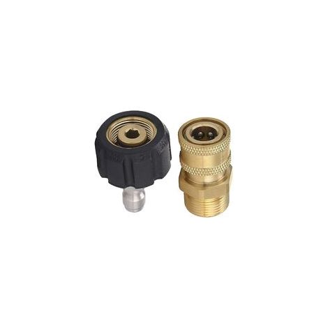 Hochdruckreiniger-adapter-set M22 Auf 1/4 Zoll Schnellverbindungssatz, M22 14 Mm Auf 1/4 Zoll Schnellverbindungssatz
