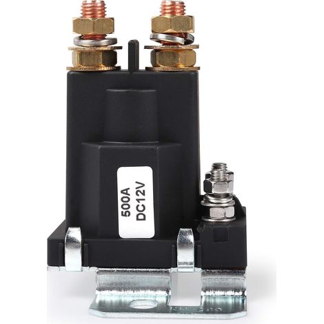 Relais 500 Amp Dc 12 V 4-poliger Hochstrom-starter Spst Auto-autostart-schütz Doppelbatterien Isolator Ein-/ausschalter
