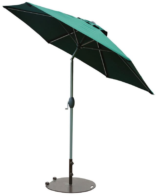Primaster - Sonnenschirm Ingenio Marktschirm dunkelgrün ø 2,5m uv Schutz 80