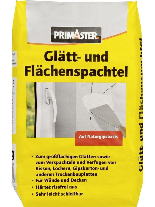 Glätt- u. Flächenspachtel Glättspachtel Spachtel für Innen - Primaster