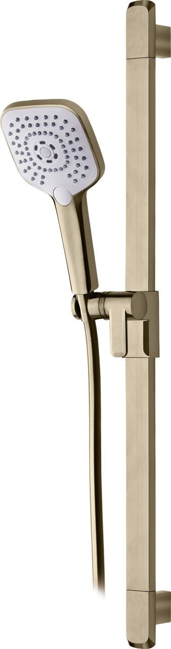 Brausestangenset Prag Lightgold Chrom Duscharmatur Brausegarnitur - Primaster
