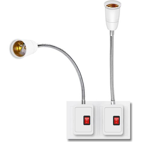 E27-led-glühbirne, Türlichtteile, Konverter-lampenfassung Mit Schalter, E27-fassung Mit Schalter, Wandsteckdose, Leselampe, E27-fassung, Für Schlafzimmer, Büro
