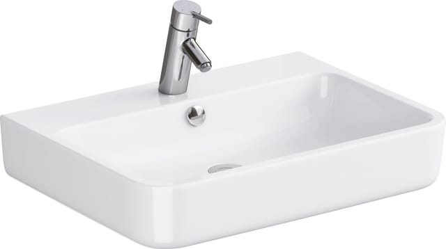 Primaster - Waschbecken Marina Waschtisch Keramik Spülbecken Handwaschbecken 60cm