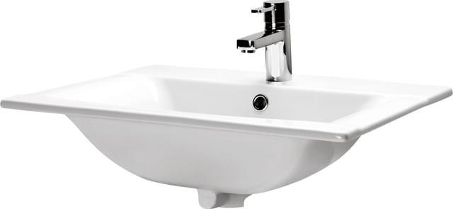 Primaster - Einbauwaschtisch Agata Waschbecken Waschtisch Keramik Handwaschbecken