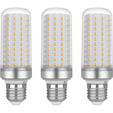 E27 Led-maisbirne 20 W, Ac 220 V, 2200 Lm Warmweiß 3000 K, Nicht Dimmbar, Entspricht 200 W Halogenbirne, Led-maisbirne Für Kronleuchter, Deckenleuchten, Tischlampen Und Stehlampen, 3er-pack