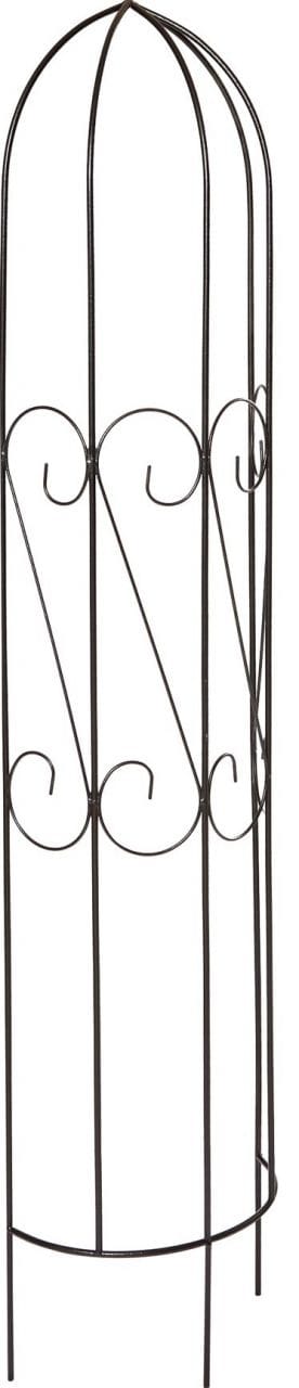 TrendLine Halbrundspalier 180cm Metall Schwarz Rankhilfe Rankgitter Spaliere