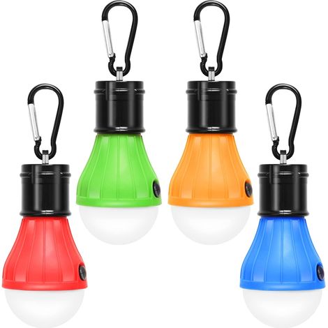 4er-pack Led-campingleuchten, Wander- Und Angelleuchten, Wasserdichte Notleuchten, Batteriebetrieben, Led-beleuchtung Für Den Innen- Und Außenbereich.