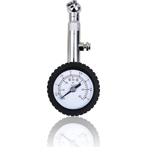 Digitaler Reifendruckmesser, Hochpräziser Reifendruckmesser 60 Psi, Tragbarer Reifendruckmesser, Digitaler Reifendruckmesser Für Auto, Lkw, Suv, Motorrad, Fahrrad