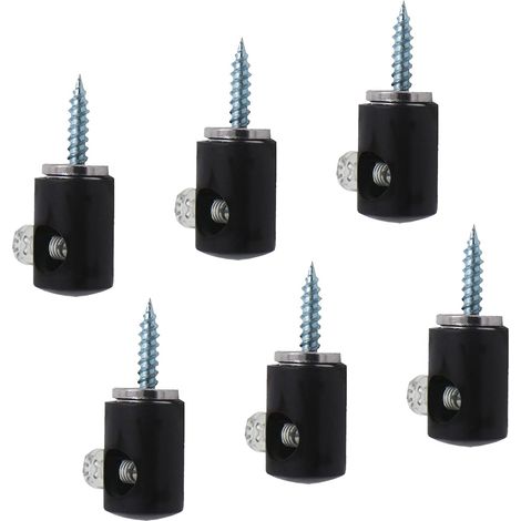 Kronleuchter-beleuchtungshaken, 6 Hängende Beleuchtungshaken Für Kronleuchter, Deckenleuchten, Kabel (schwarz)