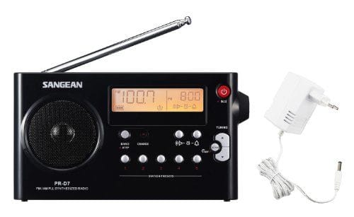 PR-D7 Kofferradio ukw, mw Schwarz - Sangean