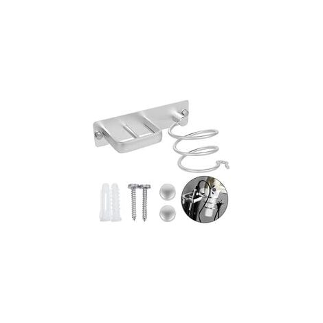 Haartrockner-halter, Haarglätter, Wandmontage, Aluminium-haartrockner-halter, Mit Kabelführung Zur Aufbewahrung Von Haartrocknern, Glätteisen, Haarbürsten Und Mehr (1)