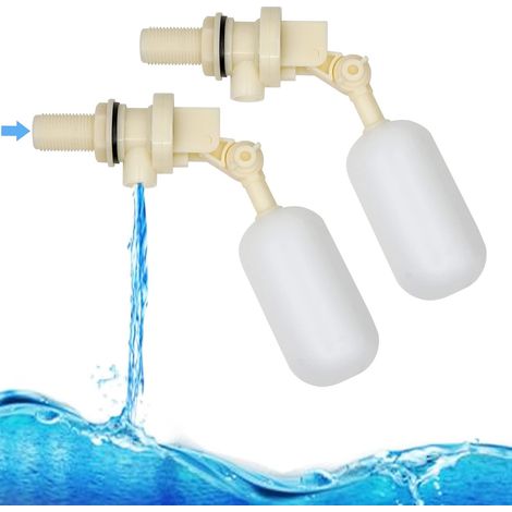 Stück 1/2 Zoll Schwimmerkugelventil Für Tränke 1,27 Cm Automatische Abschaltung Füllkugelventil Für Viehtränketank Schwimmerventile Mit Wasserrohradapter