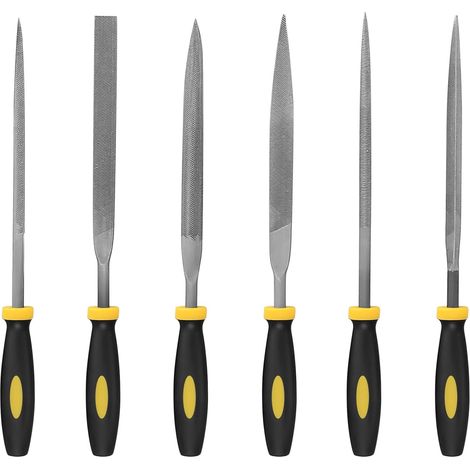 6-teiliges Feilenset, Feilen Und Raspeln, Nadelfeilen, Diamant-raspelfeilen, Reparatur Für Holz/metall/werkstatt/kunststoff