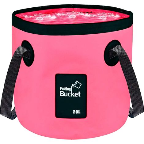 20l Zusammenklappbarer Wassereimer, Platzsparendes Waschbecken, Zusammenklappbarer Wasserspeicherbehälter, Zusammenklappbarer Campingeimer Für Outdoor-reisen, Wandern, Angeln, Gartenarbeit, Autowasche