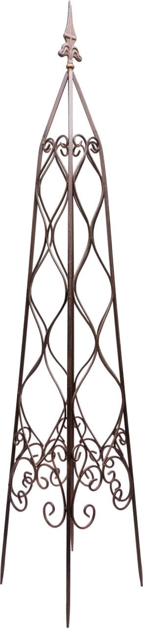 TrendLine Metallobelisk 121 cm braun antik Metallobelisk
