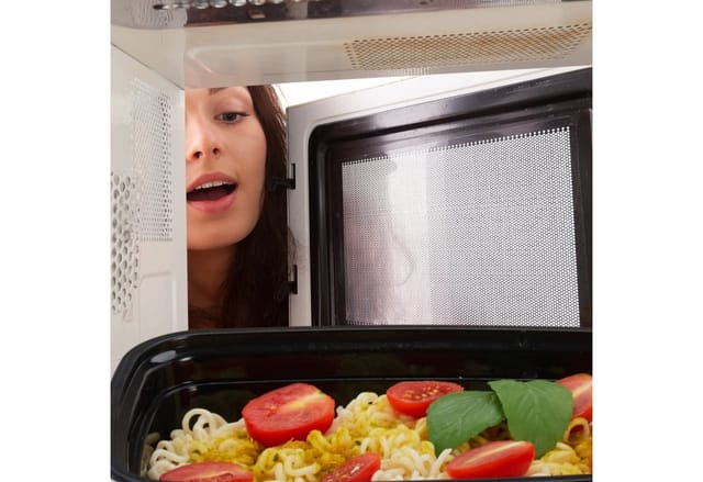 Meal Prep Boxen, 10er Set, 1 Fach, 1000 ml, mikrowellengeeignet, auslaufsicher, Food-Box, Kunststoff, schwarz - Relaxdays