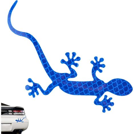 Gecko-autoaufkleber, Kreative Auto-warnung, Reflektierende Aufkleber Mit Stereo, Nachtfahrwarnung, Gecko-lichtstreifen-reflektor, Sicherheitswarnung