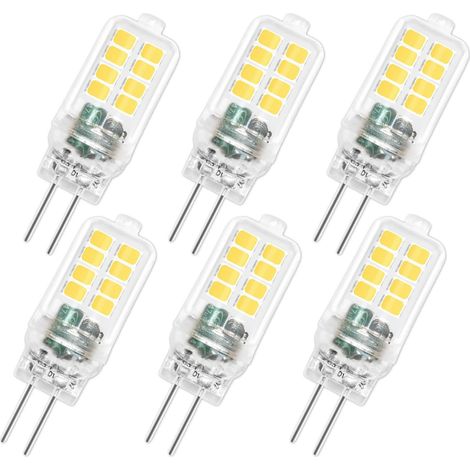 G4-led-glühbirne, 12 V, 3 W, Nicht Dimmbar, 16 X Smd, 300 Lm, Kaltweiß 6000 K, Entspricht 25 W G4-halogenbirne, G4-led-glühbirne Für Kronleuchter, Landschaftsbeleuchtung, Schrankleuchte, Schlafzimmer,