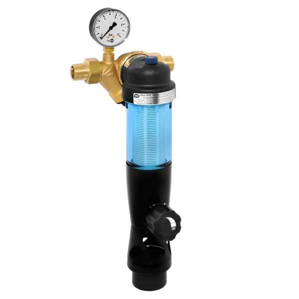 SYR - duo dfr Sasserath Rückspülfilter 2314.25.000 dn 25, manuell, mit Druckminderer und Manometer