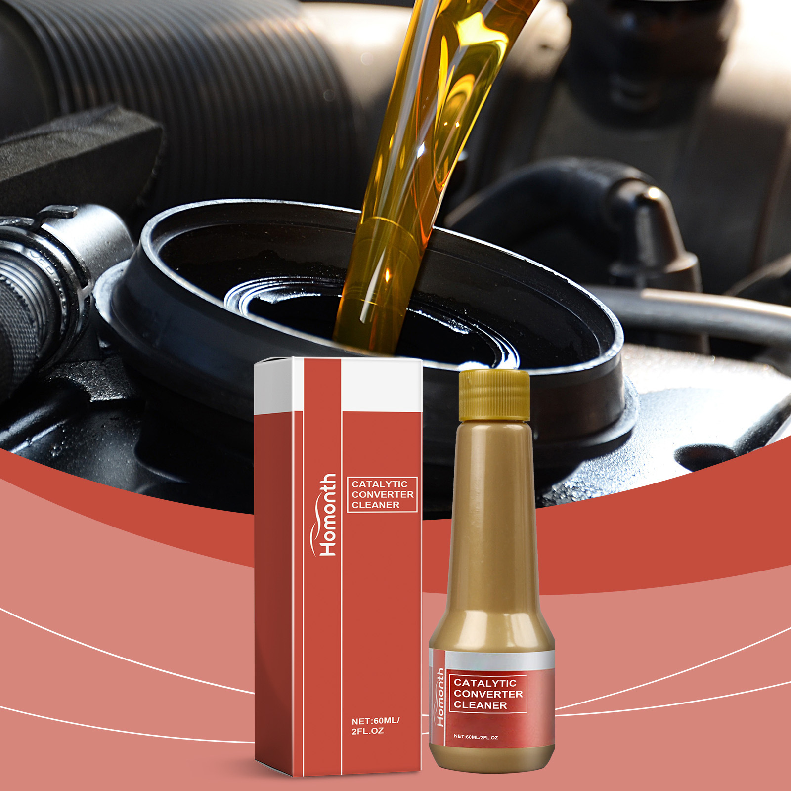 Additiv Zur Motorreinigung, Verschleißschutz, Rostvorbeugung, Geräuschdämpfung, Rohrpflege, Reinigung Und Glättung – 60 Ml -- Biemmedue