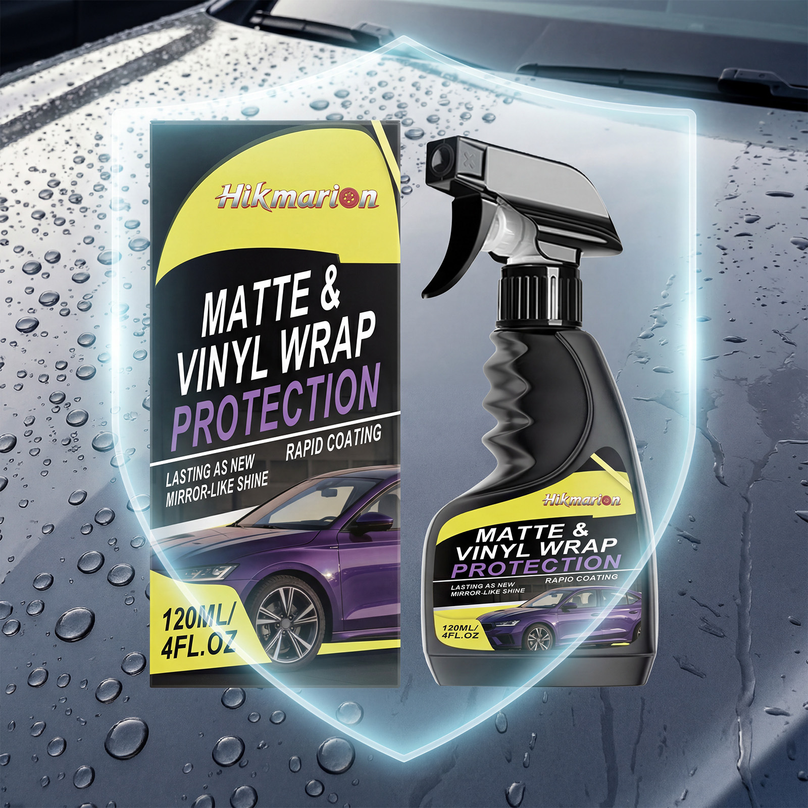 Autolack-spray – Reinigung, Pflege, Aufbereitung, Glanzversiegelung, Aufhellung Und Pflege Des Autolacks – 120 Ml -- Dtekgaz