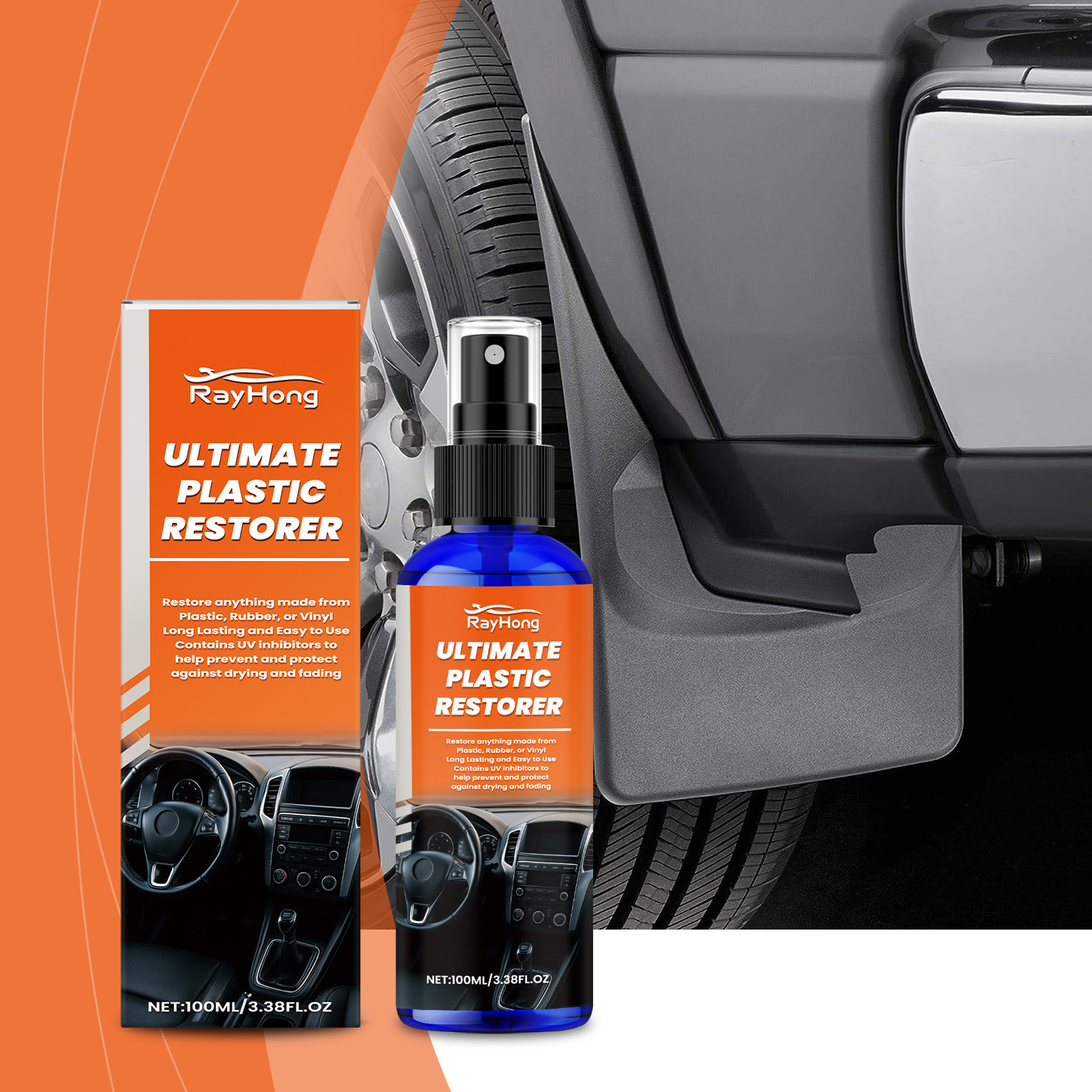 Autopflegeprodukt Für Kunststoffteile, Autoinnenraumpolitur, Reinigung, Pflege, Fleckenentfernung Und Renovierung – 100 Ml -- Biemmedue