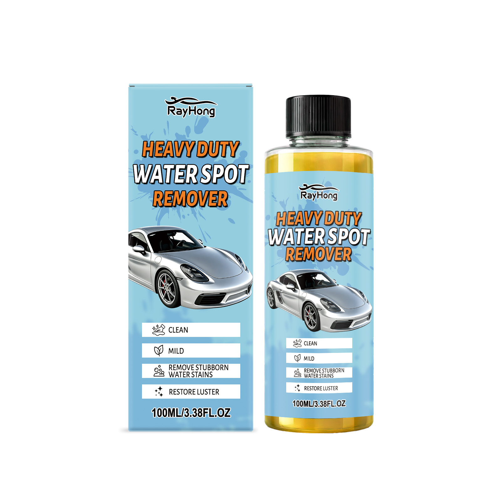 Autoreiniger Für Wasserflecken, Oberflächenreiniger, Fleckenentferner, Aufheller Und Polierer – 100 Ml -- Dtekgaz