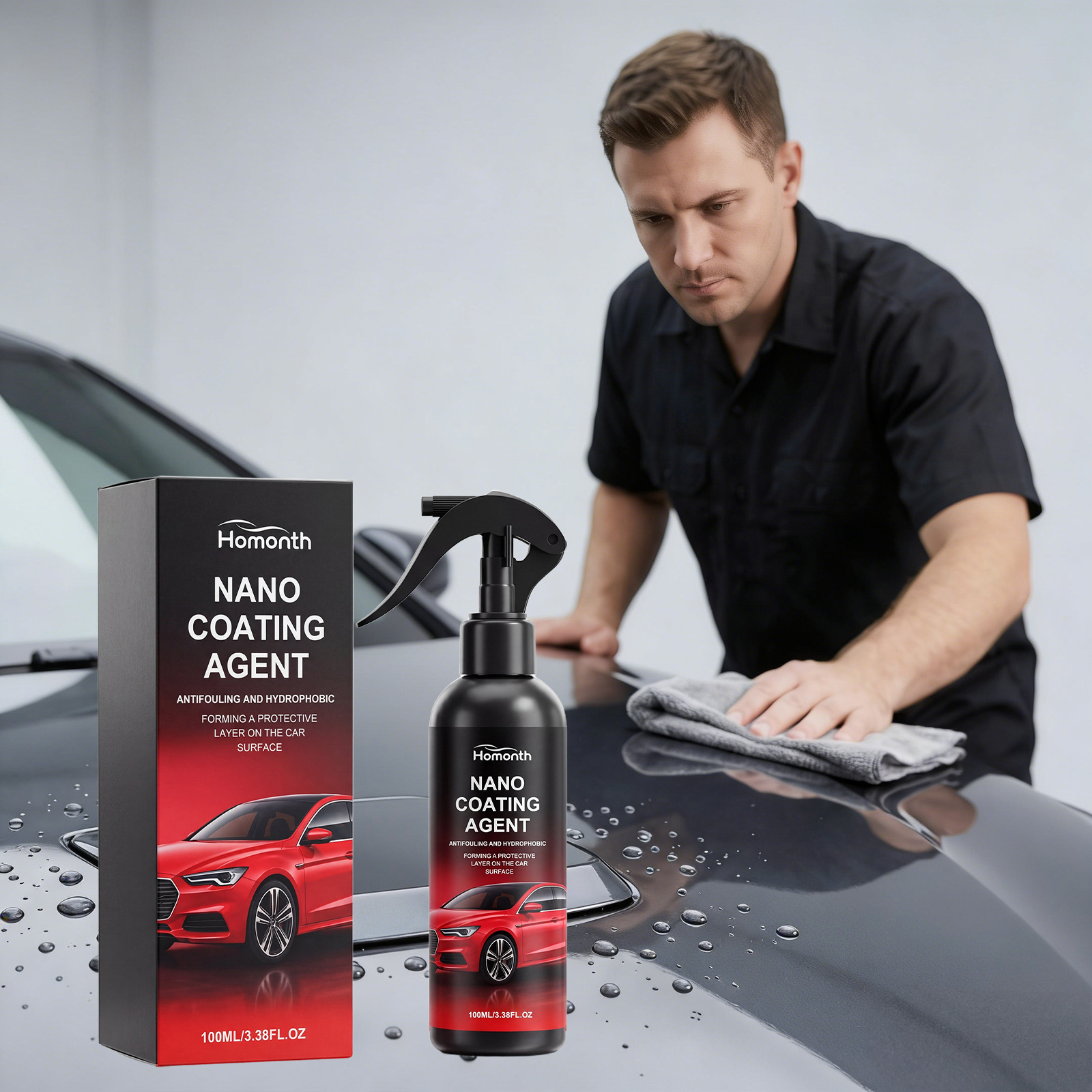 Autoversiegelungsspray – Reinigung Und Pflege Von Fahrzeugoberflächen, Lackversiegelung, Fleckenschutz, Geeignet Für Verschiedene Lackoberflächen – 100 Ml -- Biemmedue