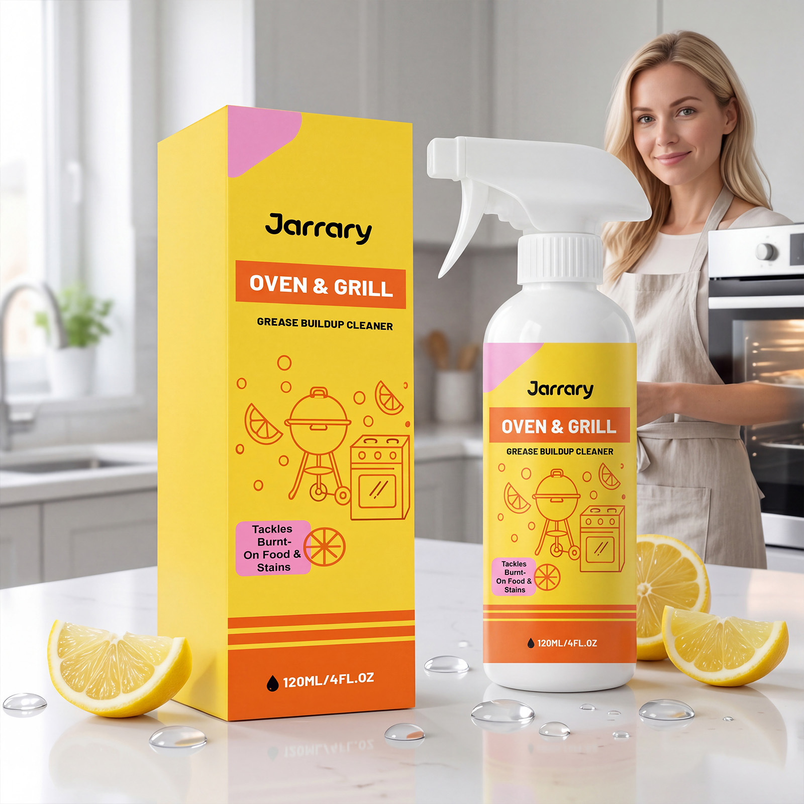 Backofen- Und Grillreiniger – Löst Und Entfernt Fett Und Schmutz Aus Backöfen Und Grills Und Sorgt Für Strahlenden Glanz – 120 Ml -- Biemmedue