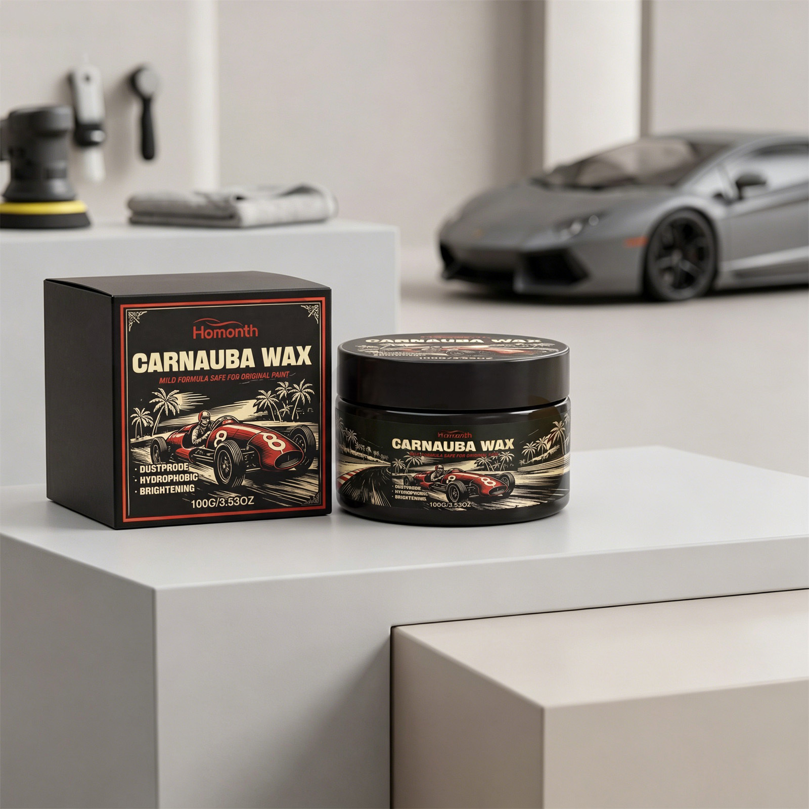 Brasilianisches Carnaubawachs Zur Reparatur Von Kratzern Auf Autolackoberflächen, Zur Restaurierung, Reinigung, Aufhellung Und Glanzverstärkung – 100 G -- Biemmedue