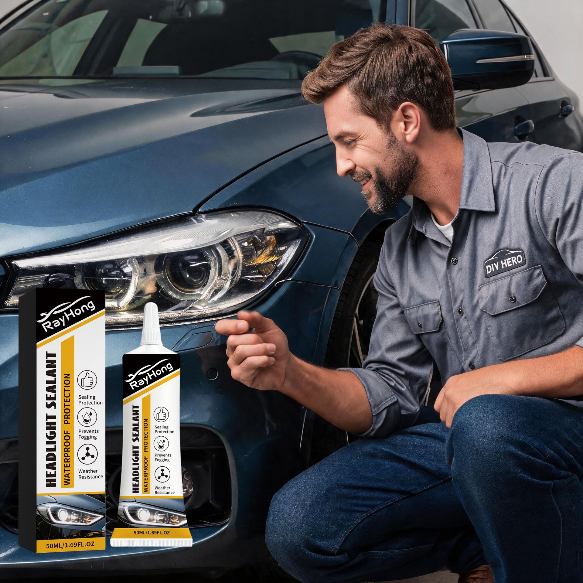 Dichtmittel Für Autoscheinwerfer, Reparatur Von Lecks An Scheinwerfern Und Rückleuchten, Feuchtigkeits-, Wasser- Und Staubdicht – 50 Ml -- Biemmedue