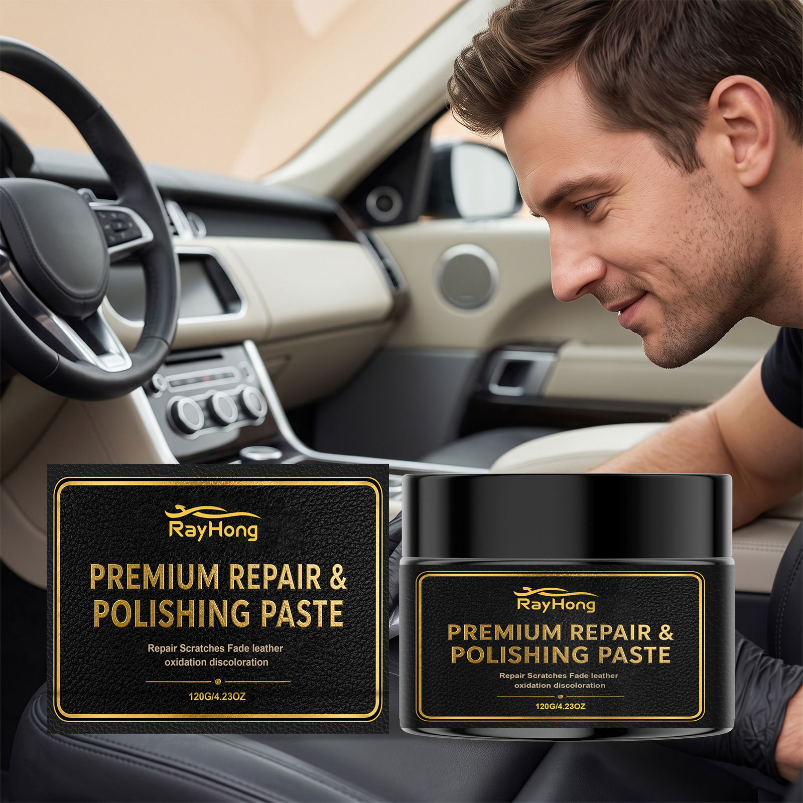 Die Polierpaste Füllt Oberflächliche Kratzer Und Linien Auf Der Sitzfläche Und Sorgt Für Ein Sauberes Finish Sowie Eine Geschmeidige, Hautfreundliche Passform. – 120 G -- Biemmedue