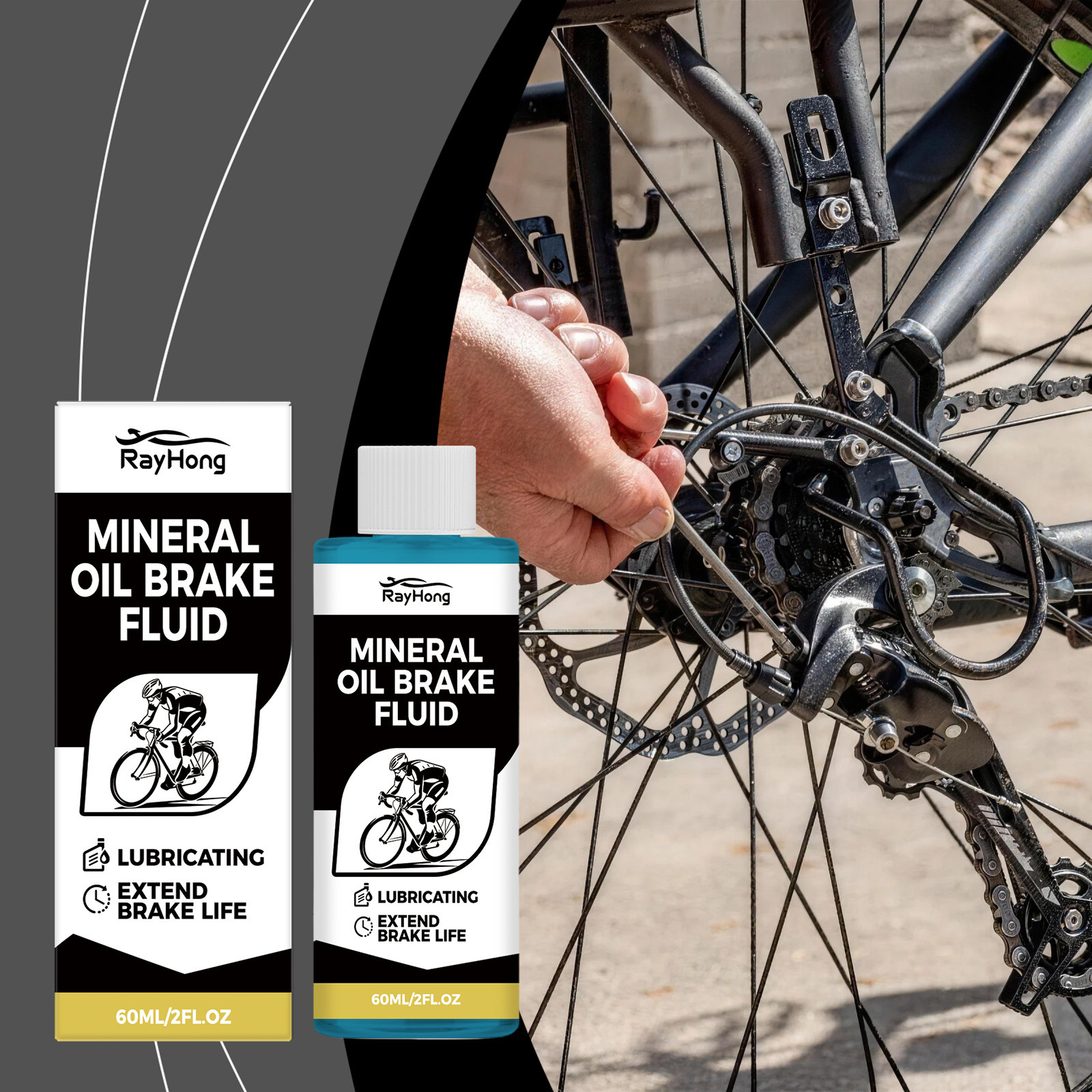 Fahrradbremsflüssigkeit, Universell Für Rennräder Und Mountainbikes, Pflegeflüssigkeit Für Hydraulische Scheibenbremssysteme – 60 Ml -- Biemmedue