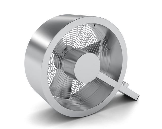 Stadler Form - q Bodenventilator 40 w (ø x h) 43 cm x 360 mm Metal-brushed