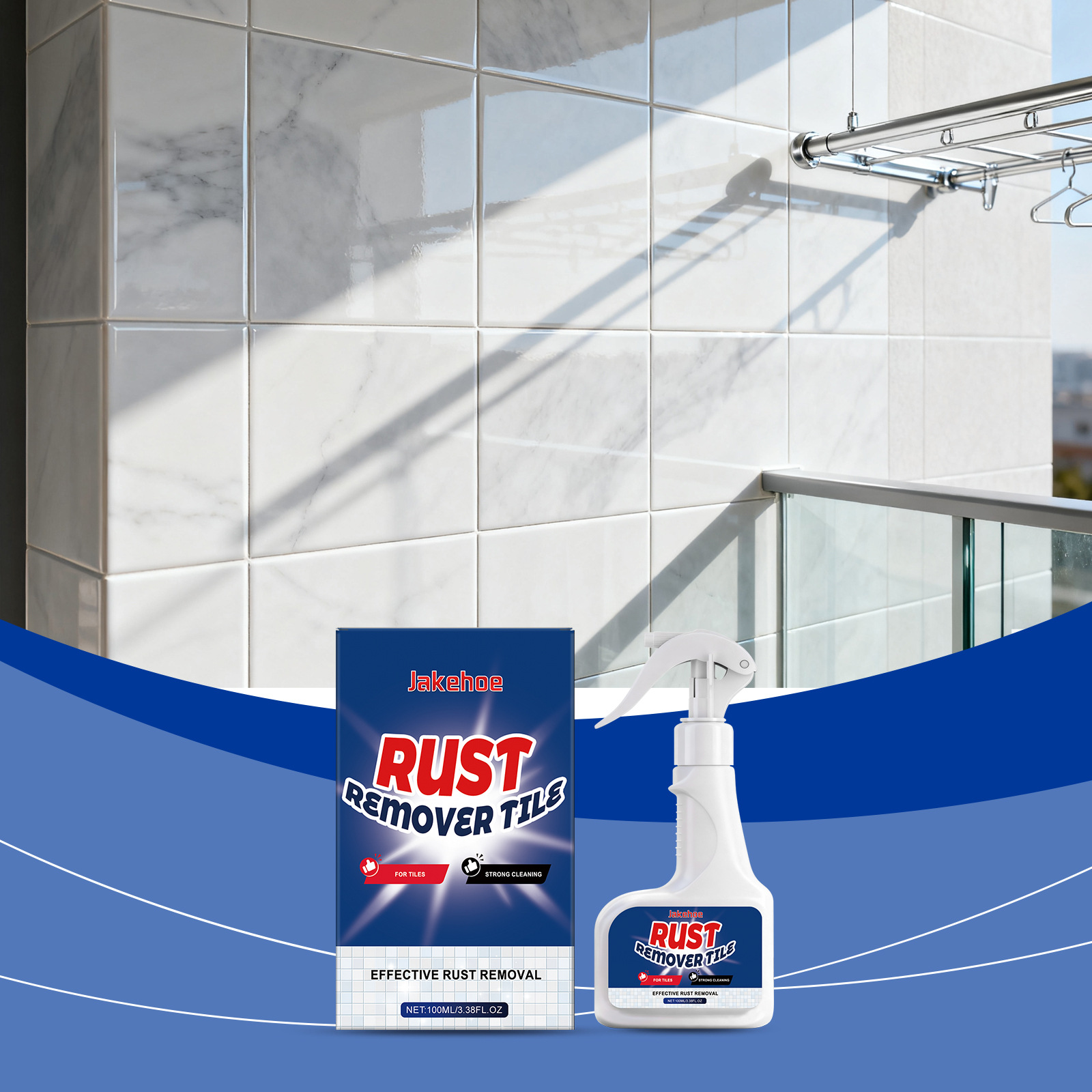 Fliesenentferner-spray – Haushaltsreinigung Für Kratzer, Wasserflecken, Schmutz, Glanz Und Renovierung Von Fliesen – 100 Ml -- Biemmedue