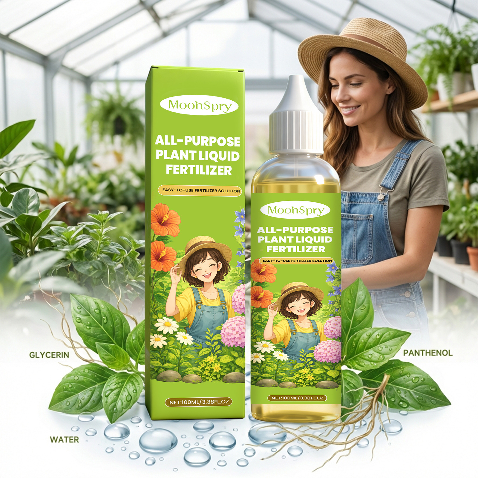 Flüssigdünger Für Die Tägliche Gartenarbeit Und Die Pflege Von Topfpflanzen, Tragbarer Pflanzennährstoffzusatz – 100 Ml -- Biemmedue