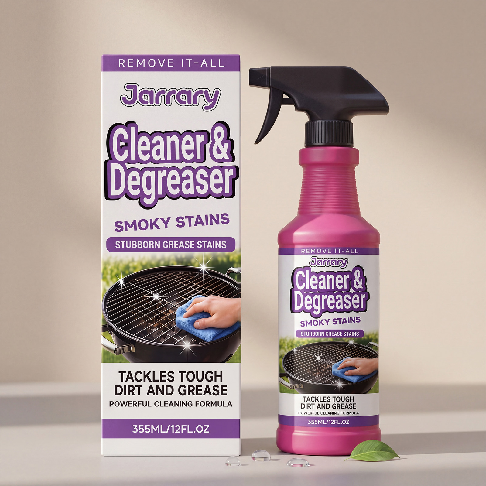 Grillreinigungsspray – Sanftes Reinigungsspray Für Den Täglichen Gebrauch Für Grill Und Backofen – 355 Ml -- Dtekgaz