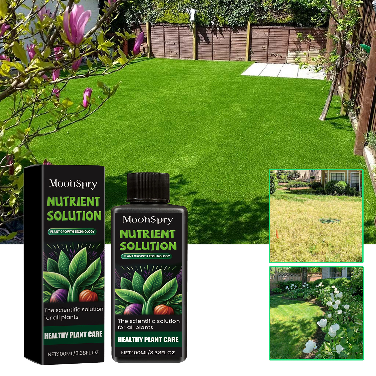 Grüne Pflanzenpflegelösung, Geeignet Für Blätter, Laubgehölze, Blumen, Rasenflächen Und Die Anzucht Von Pflanzensetzlingen – 100 Ml -- Biemmedue