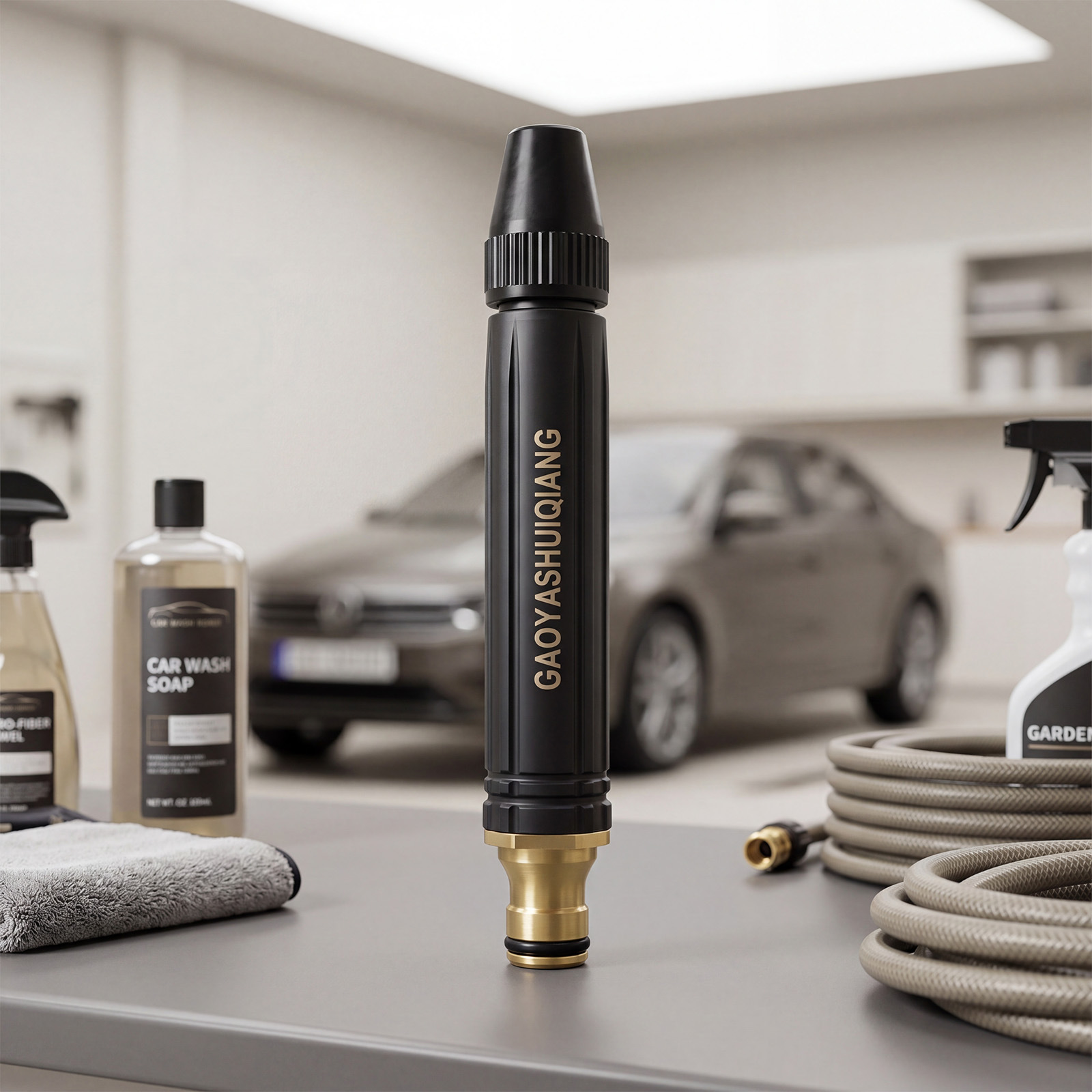 Hochdruck-autowaschpistole Für Die Tägliche Haushaltsreinigung Und Die Entfernung Von Hartnäckigem Schmutz Am Auto – Tragbare Autowaschpistole Mit Hohem Wasserdruck – 1 Stück -- Biemmedue