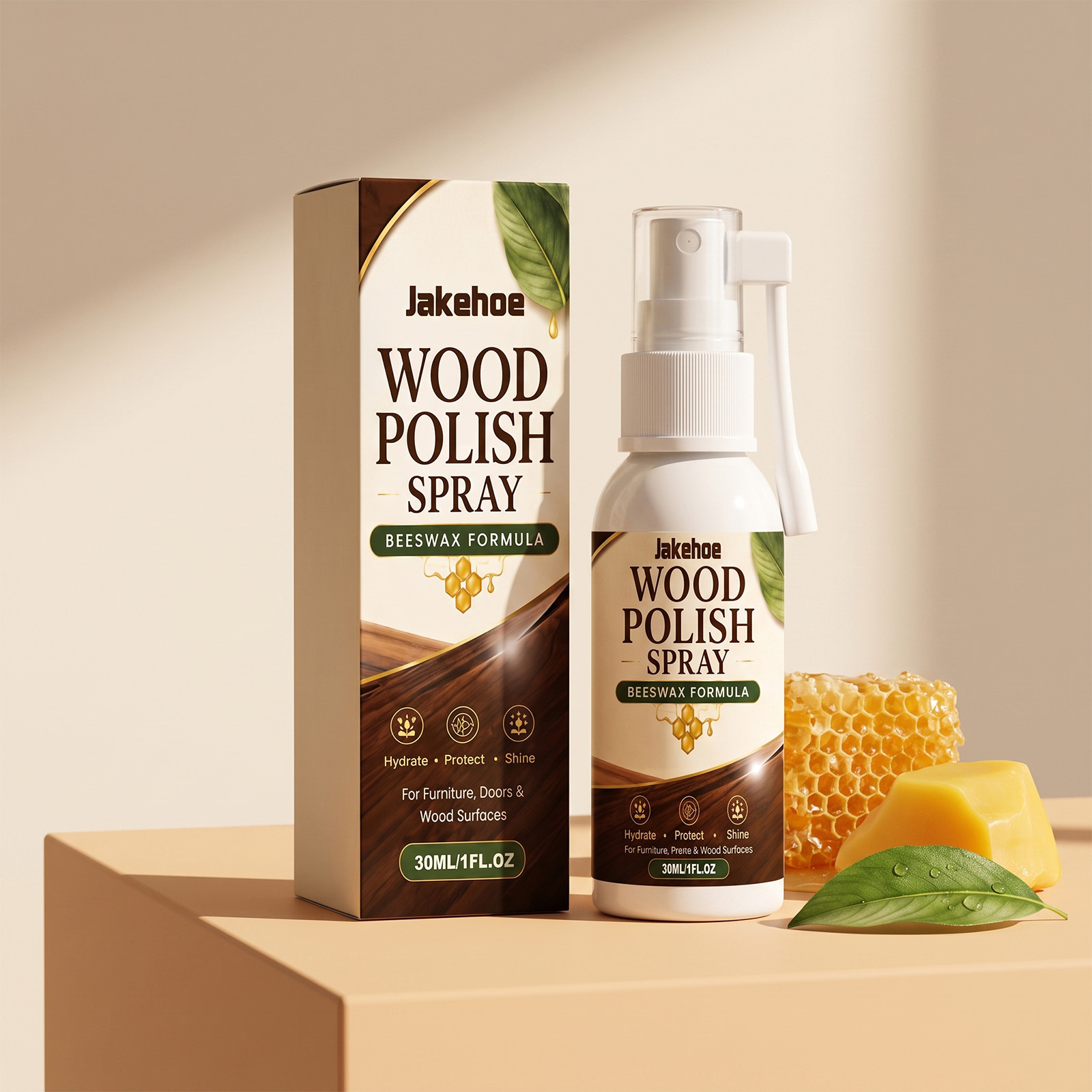 Holzpolierspray – Multifunktional Für Den Täglichen Gebrauch Im Haushalt: Reinigen, Fleckenentfernen, Aufhellen Und Polieren Von Holzmöbeln – 30 Ml -- Biemmedue