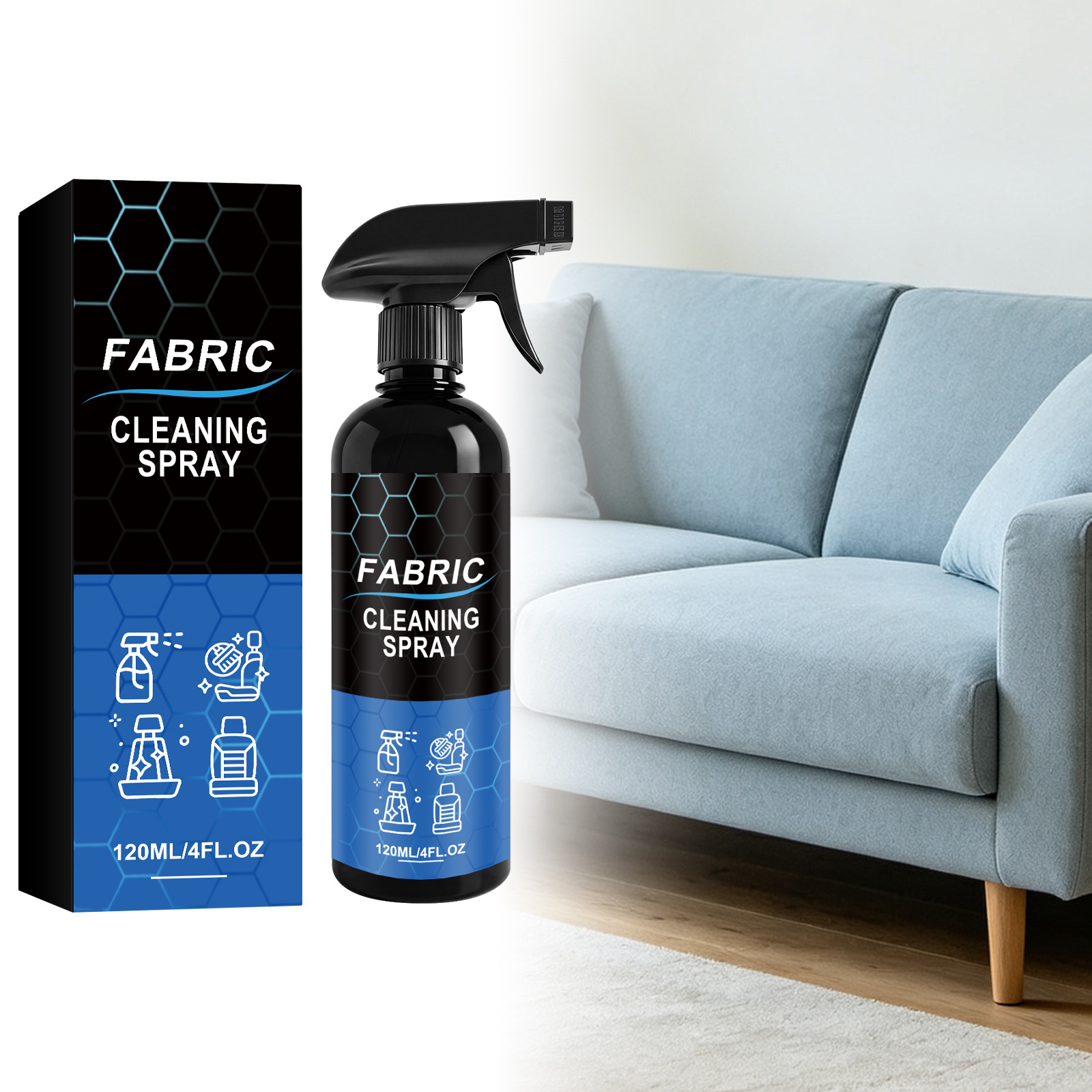 Innenraum- Und Kunststoffreiniger Zur Schonenden, Täglichen Reinigung Von Fahrzeuginnenräumen, Sitzen Und Sofas Geeignet Für Verschiedene Materialien – 120 Ml -- Biemmedue