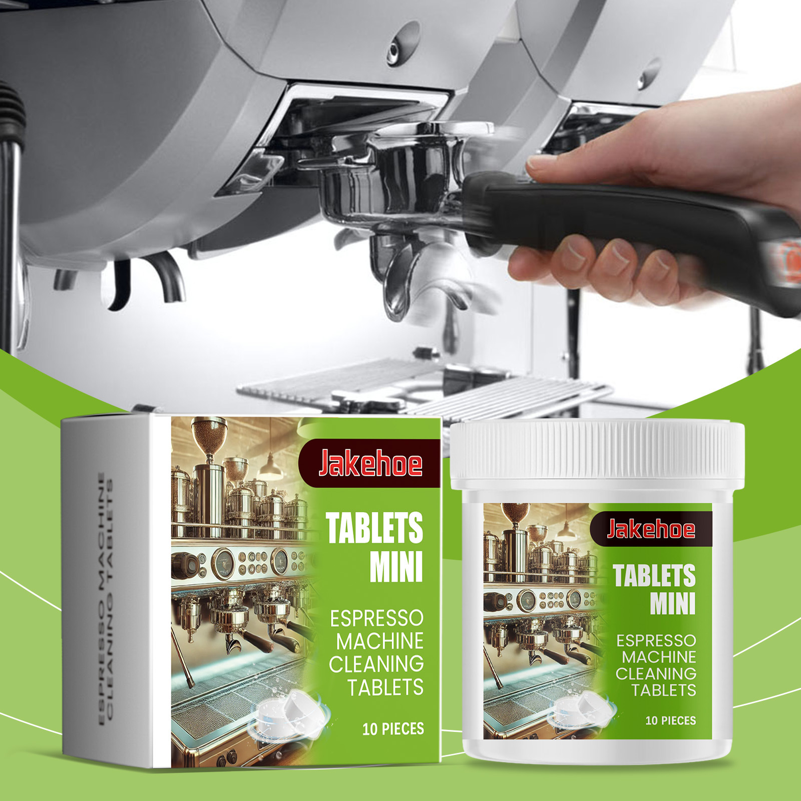 Kaffeefleckenentferner-tabletten, Speziell Für Kaffeemaschinen Entwickelt, Um Flecken Und Schmutz Zu Entfernen, Kaffeeflecken Zu Reinigen Und Aufzufrischen – 10 Stück -- Biemmedue