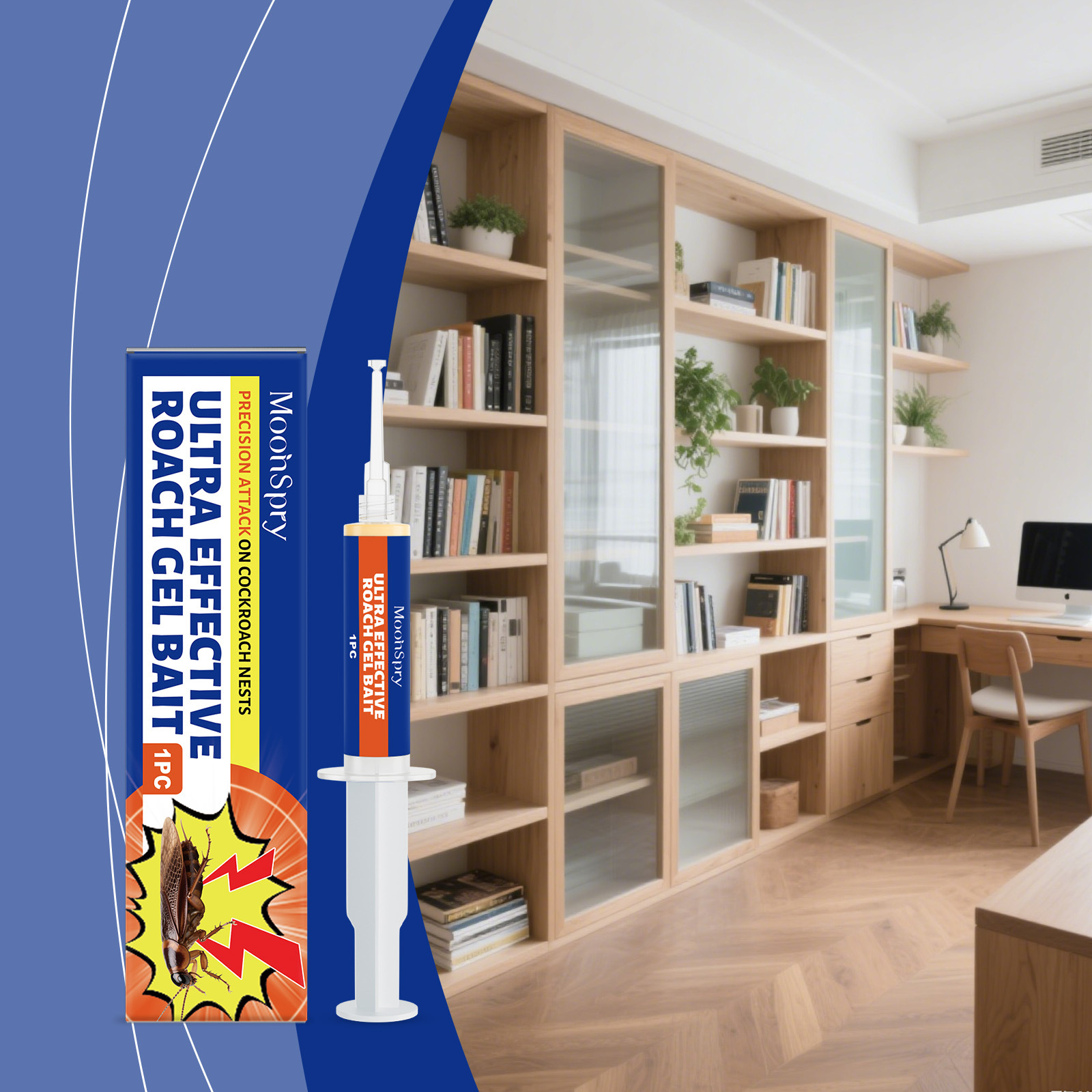 Kakerlaken-ködergel Für Den Gebrauch Im Wohnzimmer, In Der Küche Und Im Schlafzimmer Praktisches Mittel Zur Kakerlakenbekämpfung Und Insektenabwehr – 1 Stück -- Biemmedue